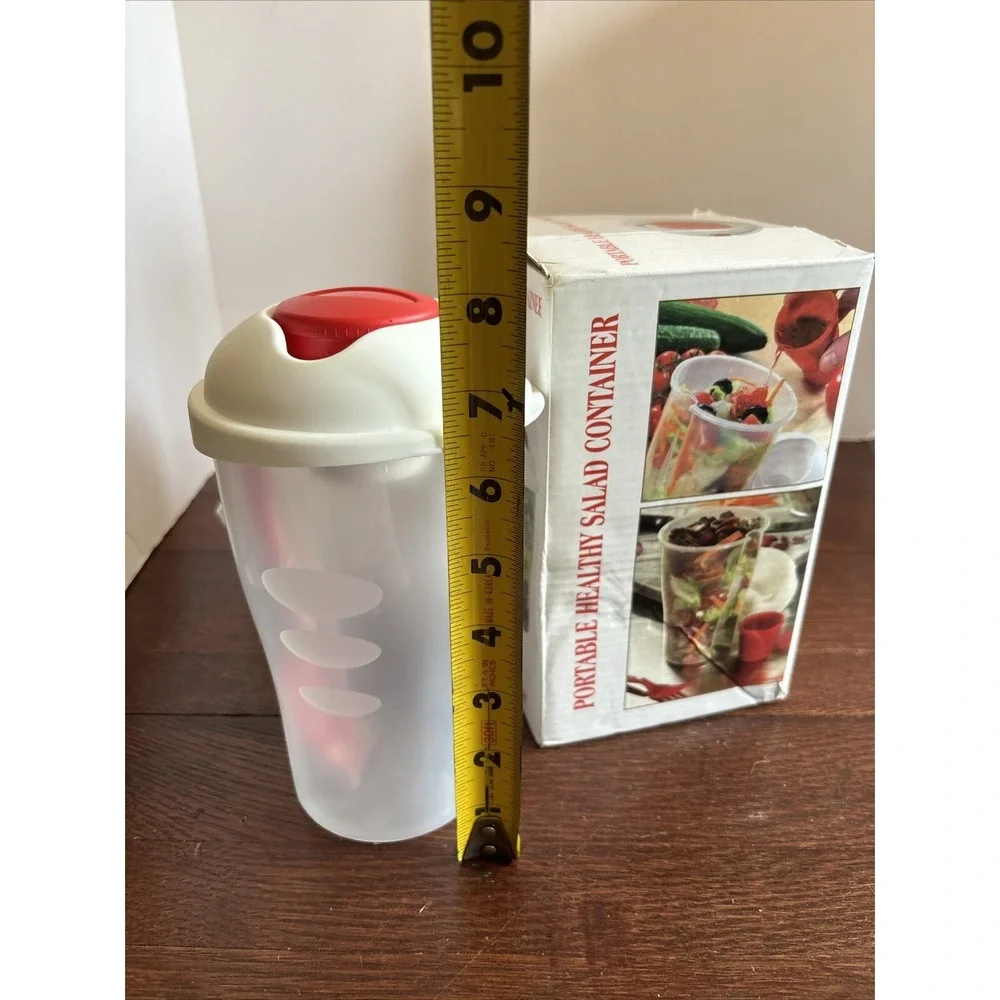 Portable Healthy Food Salad Storage On-the-Go Container‎ BPA Free